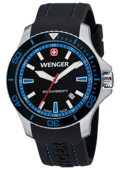 Wenger seaforce blue dial men's watch hotsell