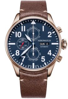 A 61989 RO05 Aerowatch Les Grandes Classiques Chrono Pilot Auto A 61989 RO05