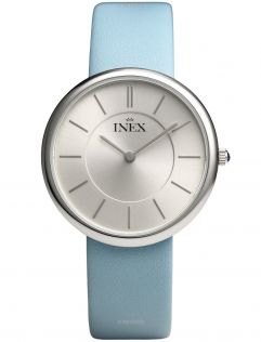 A69245-3S4I Inex Ladies Slim Silver Turquoise 34mm