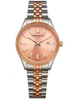 CTW504 Carrie Taylor Rosegolden Two Tone Classic Date Sapphire 32mm