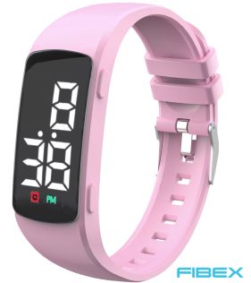 FIBEX15V3PINK Rutinetrener for jenter rosa aktivitetsklokke | FIBEX15V3PINK