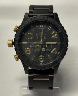 Out17 Nixon 51-30 Chrono Matte Black/Gold A083-1041 - RIP Outlet (Returned/Pre-owned)