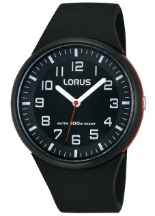 RRX47DX9 Vanntett analog klokke store tall -  Lorus 100M Analog RRX47DX-9