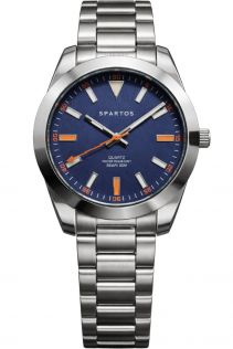 SPW8803 Spartos Astrape Blue Steel 39mm