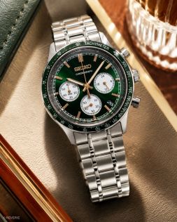 SSB481P1 Seiko Mens Vintage Chronograph Green Steel 38mm