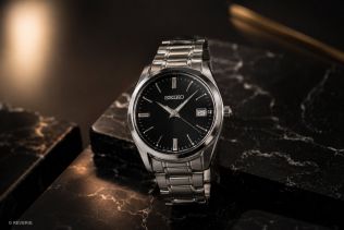 SUR311P1 Seiko Mens Sapphire Black Steel 40mm
