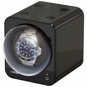 309395 Beco Boxy Fancy Brick Watch Winder Black 309395 (without adapater)
