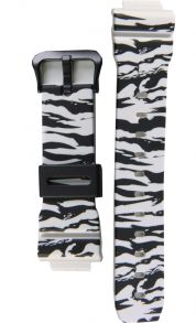 10508128 White Black Strap for Casio G-Shock GW-M5610 / GW-M5610BW-7 10508128