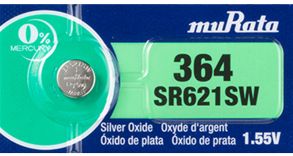 248389X Murata Silveroxid SR621SW-PBWW 364 1 stk
