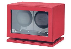 310003 BLDC-B02 Watch Winder for 2 Watches Dark Red 310003