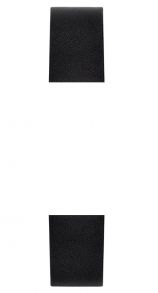 572355 Black Leather Strap for Skagen Kuppel SKW3114 16mm 572355