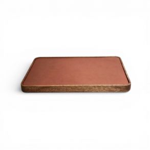 MO6102 Morelund Tray in Dark Wood/Cognac Leather MO6102