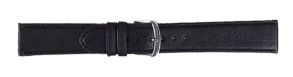 6293520S Falkenlund Deluxe Beco Watch Strap Eco Black Calf Leather 20mm Stainless Steel Buckle 6293520S