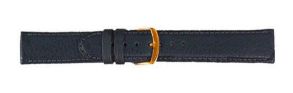 6293818G Falkenlund Deluxe Beco Watch Strap Eco Blue Calf Leather 18mm Gold Plated Buckle 6293818G