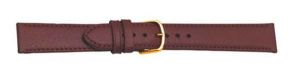 660214G Falkenlund Deluxe Beco Watch Strap Nappa Calf Leather Brown 14mm Gold Plated Buckle 660214G