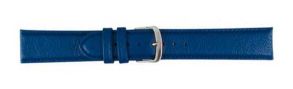664418S Falkenlund Deluxe Beco Watch Strap Polo Blue Calf Leather 18mm Stainless Steel Buckle 664418S