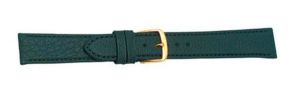 666518G Falkenlund Deluxe Beco Watch Strap Imperator Green Calf Leather 18mm Gold Plated Buckle 666518G