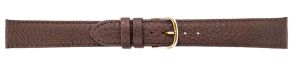 667214G Falkenlund Deluxe Beco Watch Strap Imperator XL Calf Leather Brown 14mm Gold Plated Buckle 667214G