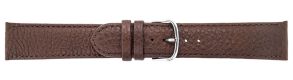 667220S Falkenlund Deluxe Beco Watch Strap Imperator XL Brown Calf Leather 20mm Stainless Steel Buckle 667220S