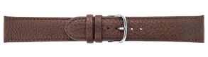 667222S Falkenlund Deluxe Beco Watch Strap Imperator Brown Calf Leather 22mm Stainless Steel Buckle 667222S