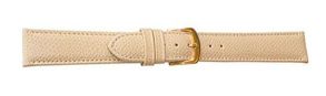 6681122G Falkenlund Deluxe Beco Watch Strap Sophia Beige Calf Leather 22mm Gold Plated Buckle 6681122G