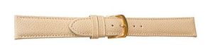 6681120G Falkenlund Deluxe Beco Watch Strap Hermes Beige Calf Leather 20mm Gold Plated Buckle 6681120G