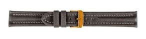 6821420G Falkenlund Deluxe Beco 20mm Watch Strap Arizona Sport Grey Gold Buckle 6821420G