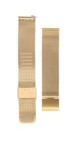 FLKSBD04-3-GL Falkenlund 20mm Easy-Attach Golden Steel Mesh Bracelet