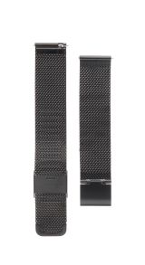 FLKSBD04-2-BK Falkenlund 18mm Easy-Attach Black Steel Mesh Bracelet