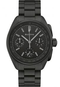 98A335 Bulova Lunar Pilot Black Hole Sapphire
