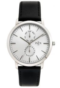 A69525S4I Inex Mens Day Date Steel 41mm