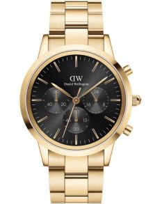 ADW00100641 Daniel Wellington Iconic Onyx Chronograph DW00100641