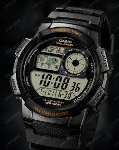 AE-1000W-1AVEF Casio Mens Digital Black 45mm