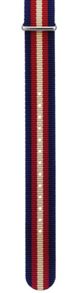 ANATO18BRHRB IHS 18mm Blue Red White Nato strap NATO18BRHRB