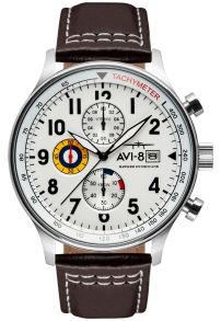 AV-4011-01 AVI-8 Classic Chronograph Classic White AV-4011-01