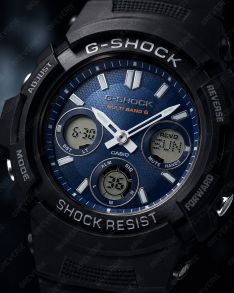 AWG-M100SB-2AER Casio Mens Digital G-Shock Solar Radio-Controlled 46mm