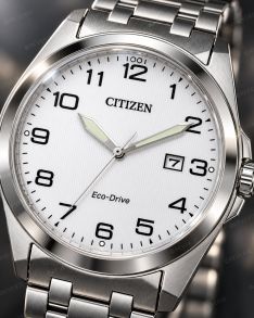 BM7108-81A Citizen Mens Solar Steel White Sapphire 41mm