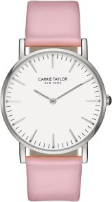 CA3804-SIWHPI Carrie Taylor Lexington Silver/White Pink Leather