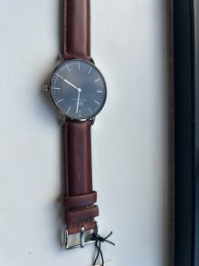 Outlet12 Daniel Wellington Classic Black St Mawes Silver 36mm DW00100142 Outlet (Returned/Pre-owned)