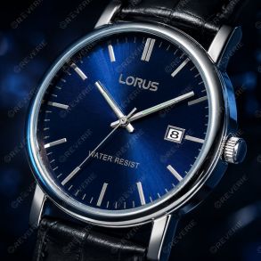 RG841CX5 Circular Mens Watch Blue Dial Black Leather 37mm
