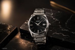 SUR311P1 Seiko Mens Sapphire Black Steel 40mm