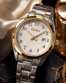 SUR466P1 Seiko Classic Lady Two-Tone Sapphire 30mm