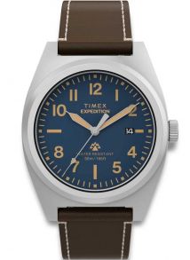 TW2Y30600 Timex Expedition Leather Blue Dial 39mm
