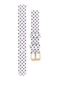 FLKSCH01-1 Falkenlund 12mm Easy-Attach White Leather Strap