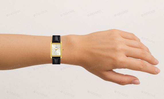 Lorus Ladies Golden Rectangular 22mm