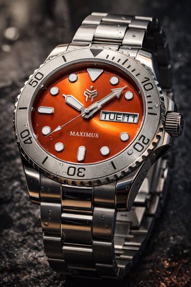 Spartos Maximus Sapphire Orange Sunray 40mm
