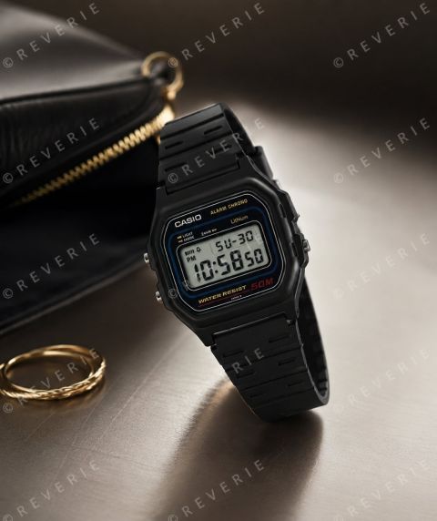 Casio digitalklokke i sort - Casio Classic W-59-1VQES